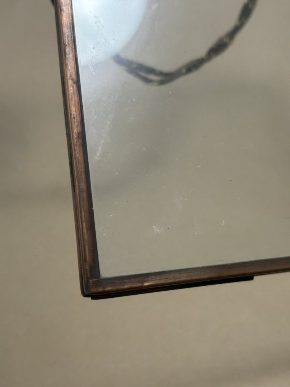 Anthropologie Viteri Hanging Ribbon Frame Square 8x8 Brass Single Gallery Wall - Picture 6 of 10
